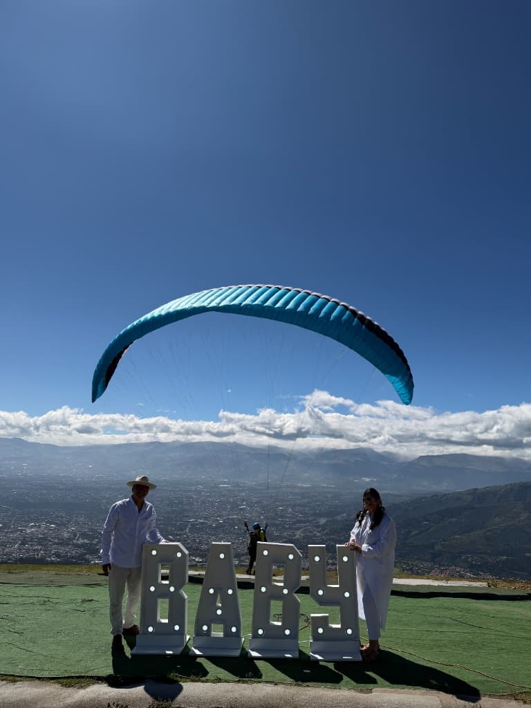 Sex reveal en montaña